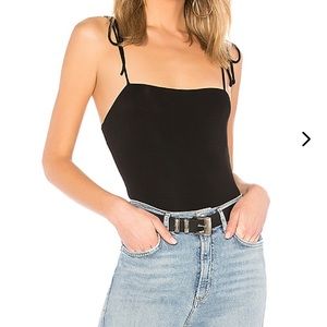 Fitch Bodysuit in Black by Lovers + Friends S